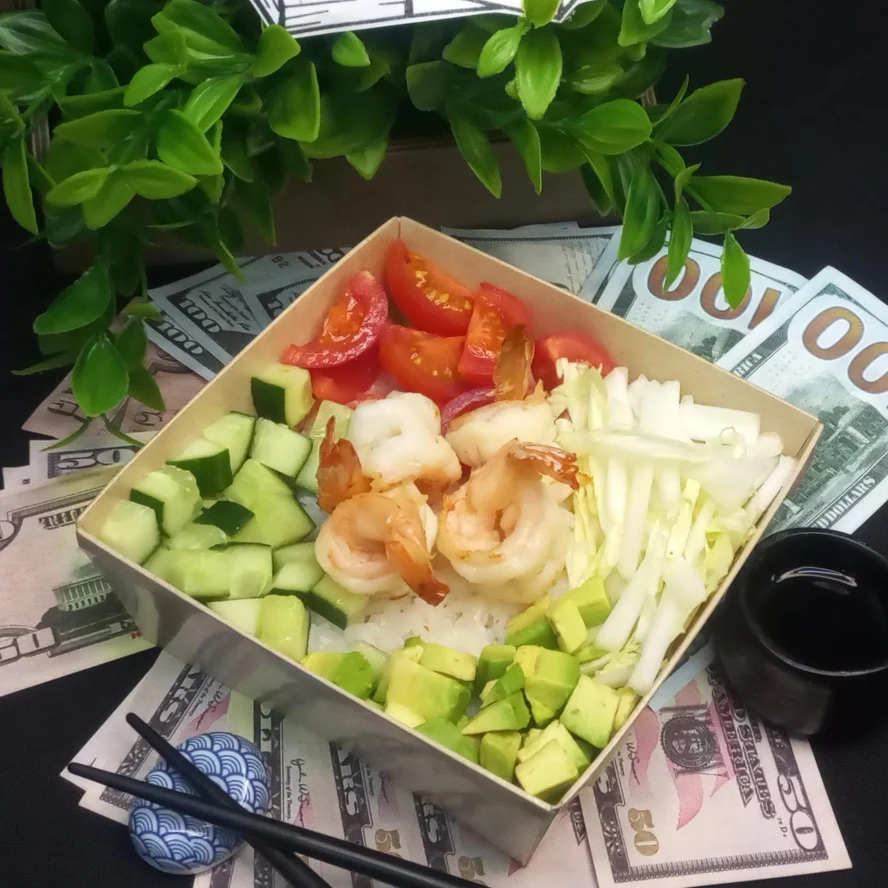 Поке с креветкой