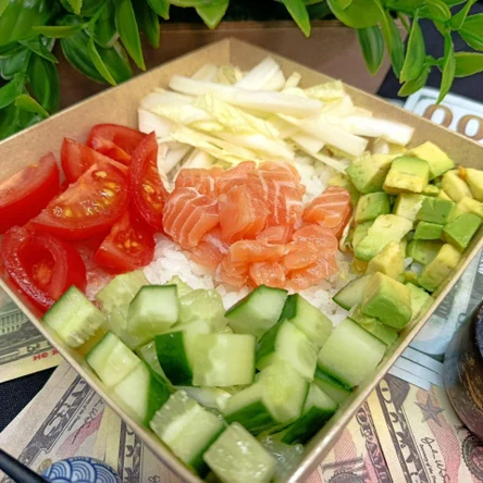 Поке с лососем